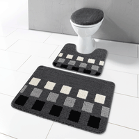 Badezimmer-Garnitur, 3-tlg.