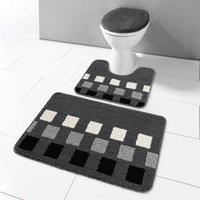 Badezimmer-Garnitur, 3-tlg.