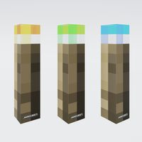 MINECRAFT - LED-Fackel, Torch, Nachtlicht, Wandlampe
