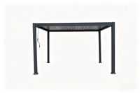 Alu-Pergola mit verstellbaren Lamellen ca. 300 × 360 × 230 cm - Anthrazit