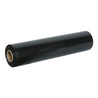 Stretchfolie Schwarz 50 cm x 100 meter 23 My
