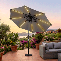 LED-Solar-Sonnenschirm
