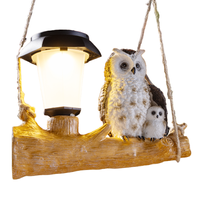 LED-Solar-Hängetier - Eule
