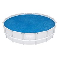 Flowclear™ PE-Solarabdeckplane Ø 462 cm, blau, rund