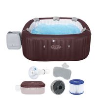 Bestway LAY-Z-SPA Energiespar-Whirlpool Maldives HydroJet Pro + App-Steuerung, 7 Pers. 201x201x80cm