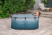 LAY-Z-SPA® Eisbad Glacial Dip™ mit Filterpumpe 150 x 90 x 65 cm, oval