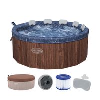 LAY-Z-SPA Energiespar-Whirlpool Toronto AirJet + Schaumstoffpaneelen App-Steuerung, 7 Pers. 190x70cm