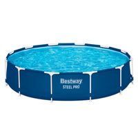 Steel Pro™ Frame Pool ohne Pumpe Ø 366 x 76 cm, dunkelblau, rund