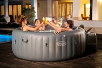 LAY-Z-SPA® Energiespar-Whirlpool Santorini HydroJet Pro™ + App-Steuerung, 7 Pers. 216x80cm