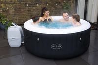 LAY-Z-SPA® Whirlpool Miami AirJet™ für 4 Personen, Ø 180 x 66 cm, Schwarz