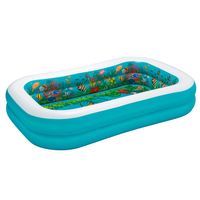 Family Pool 3D Undersea Adventure™ 262 x 175 x 51 cm, eckig