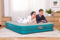 AlwayzAire® Fortech® Doppelluftbett mit akkubetriebener Doppelpumpe 203 x 152 x 36 cm