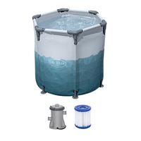 LAY-Z-SPA® Eisbad Glacial Dip™ mit Filterpumpe Ø 90 x 80 cm, rund