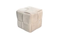 byLIVING Pouf URBAN, Breite 40 cm, Cord beige, Gestell beige