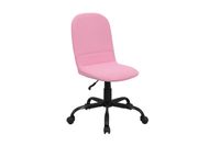 byLIVING Bürostuhl TROLLY, Breite 42 cm, Webstoff pink, Gestell schwarz