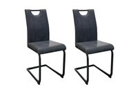 byLIVING Schwinger BANFF, Breite 42 cm, Microfaser anthrazit, Gestell schwarz