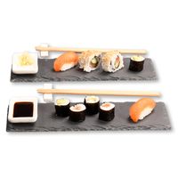 Sushi Set, 8 tlg., Schiefer