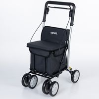 CARLETT Einkaufstrolley Einkaufswagen für Senioren, Maximale Sitzbelastung 125 kg, 36L
