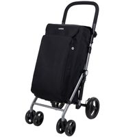 CARLETT Einkaufstrolley Mit 10L Kühltasche, eine Große Kapazität von 25 kg, Für Einkaufen