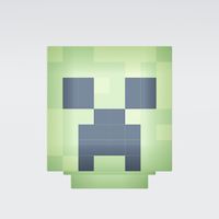 MINECRAFT - LED-Creeper, Nachtlicht, Tischlampe,  dekorative Lichter im Minecraft Design