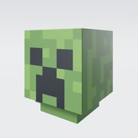 MINECRAFT - LED-Creeper, Nachtlicht, Tischlampe,  dekorative Lichter im Minecraft Design