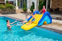 Extragroße Poolrutsche 247 x 124 x 100 cm