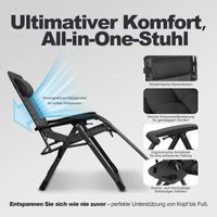 Campingstuhl Deluxe mit Getränkehalter