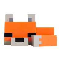 Minecraft - LED Fuchs, schlafendes Fuchsbaby, Lampe, wiederaufladbar