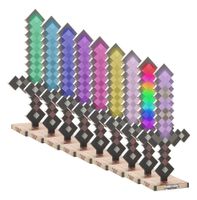 Minecraft - LED Schwert, Netherite Leuchte, 9 Farben, wiederaufladbar