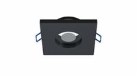 LED Labs Deckenrahmen BONA GU10 – Schwarz, IP44