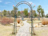 Gartenbogen aus Metall, ca. 110 x 39 x 230 cm