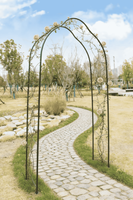 Gartenbogen aus Metall, ca. 120 x 40 x 230 cm