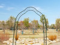 Gartenbogen aus Metall, ca. 120 x 40 x 230 cm