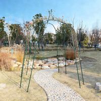 Gartenbogen aus Metall, ca. 190 x 39 x 240 cm