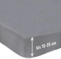 Weiches Jersey Spannbettlaken 90x200 cm – Anthrazit