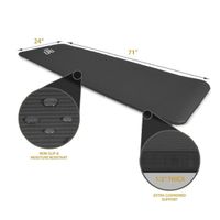 Premium Sportmatte aus NBR – Rutschfest & Schwarz