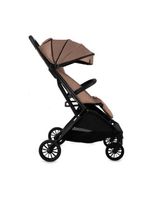 MoMi ANDREA Kinderwagen in Beige mit automatischem Klappmechanismus in Beige