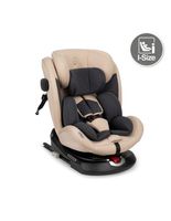 MoMi EMI drehbarer Kindersitz in Beige für Kinder von 40 bis 150 cm in beige
