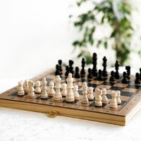 Elegantes Schachspiel mit Magnetsteinen