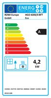 ROWI Gas Heizofen Blue Flame mit Thermostat HGO 4200 4 BFT ECO
