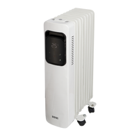 ROWI Ölradiator 2000 W  9 Rippen mit Touchdisplay
