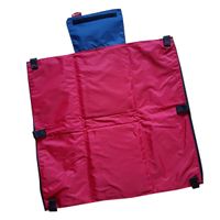 Wickelquick Wickelunterlage – Tragbar & mit Taschen - Blau/Rot