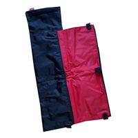 Wickelquick Wickelunterlage – Tragbar & mit Taschen - Schwarz/Rot