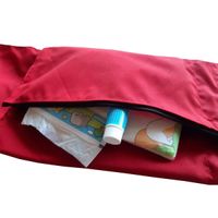 Wickelquick Wickelunterlage – Tragbar & mit Taschen - Rot