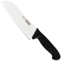 Profi- Santokumesser mit Kullenschliff Edelstahl