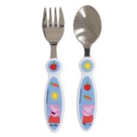 Peppa Pig Besteck-Set für Kinder – 2-teilig, Löffel & Gabel