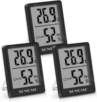 Thermo-Hygrometer 3er Set – Digitales Innenraum-Thermometer