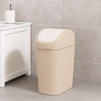 HATEX Kosmetikeimer 2,5 L mit Schwingdeckel - Beige