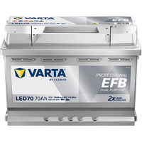 VARTA Professional EFB LED70 Autobatterien 932070076K312, LED70, 12 V, 70 Ah, 760 A