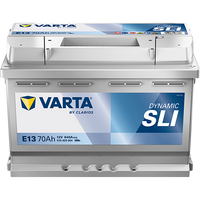 VARTA Dynamic SLI E13 Autobatterien 570409064K262, E13, 12 V, 70 Ah, 640 A